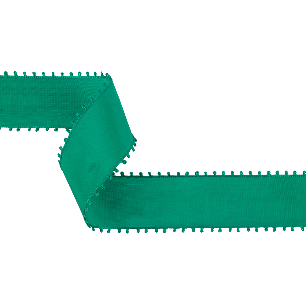 Emerald Picot Edged Ribbon- 1.625″ Emerald Picot Edged Ribbon- 1.625″
