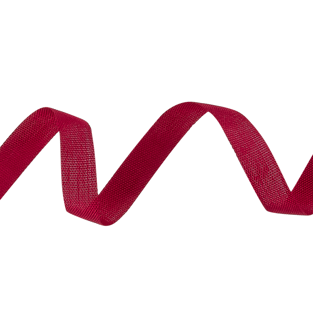 Deep Magenta Woven Edge Rayon Seam Binding - 0.25"