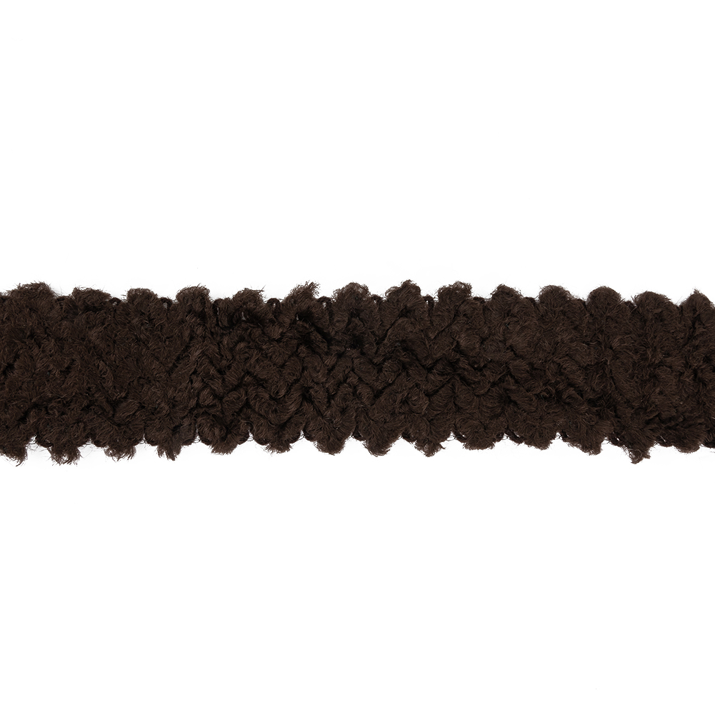 Brown Short Pile Fuzzy Trimming – 2″ Brown Short Pile Fuzzy Trimming – 2″