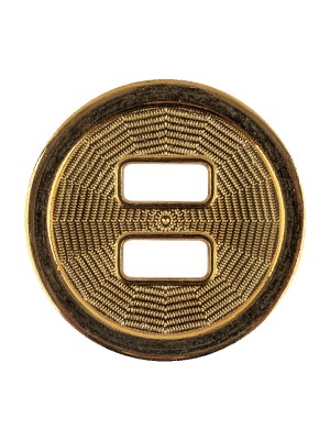 Italian Gold Spider Web Slated Metal Button – 40L/25.5mm Italian Gold Spider Web Slated Metal Button – 40L/25.5mm