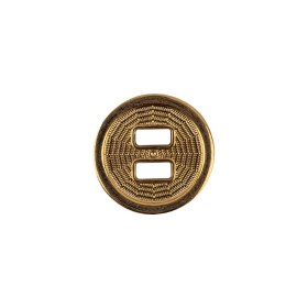 Italian Gold Spider Web Slated Metal Button – 24L/15mm Italian Gold Spider Web Slated Metal Button – 24L/15mm