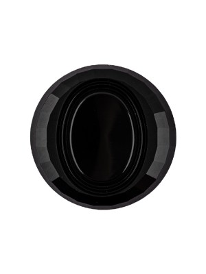 Italian Black Faceted Plastic Button – 36L/23mm Italian Black Faceted Plastic Button – 36L/23mm