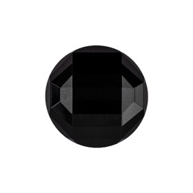 Italian Black Faceted Geometric Convex Shank Back Button – 36L/23mm Italian Black Faceted Geometric Convex Shank Back Button – 36L/23mm
