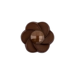 Italian Brown Floral and Geometric Shank Back Nylon Button – 32L/20mm Italian Brown Floral and Geometric Shank Back Nylon Button – 32L/20mm