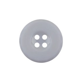 Italian White Casted 4-Hole Nylon Button – 36L/23mm Italian White Casted 4-Hole Nylon Button – 36L/23mm