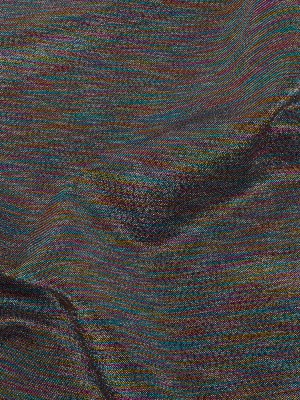 Polyester Lame – Metallic Rainbow on Black – Ellery Collection Polyester Lame – Metallic Rainbow on Black – Ellery Collection