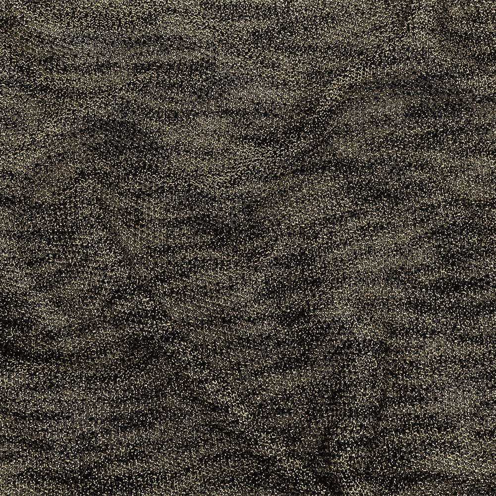 Faux Chainmail Knit – Heathered Black and Gold Faux Chainmail Knit – Heathered Black and Gold