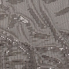 Stretch Knit with Square Metallic Sequins – Pale Pink- Liquid Sparks Collection Stretch Knit with Square Metallic Sequins – Pale Pink- Liquid Sparks Collection