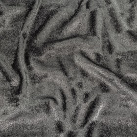 Drapey Metallic Polyester Woven – Silver and Black – Twinkle Stars Collection Drapey Metallic Polyester Woven – Silver and Black – Twinkle Stars Collection