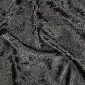 Drapey Metallic Polyester Woven – Gunmetal Black – Twinkle Stars Collection Drapey Metallic Polyester Woven – Gunmetal Black – Twinkle Stars Collection