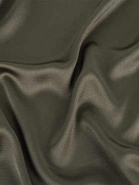 Army Green Satin-Faced Crepe Army Green Satin-Faced Crepe