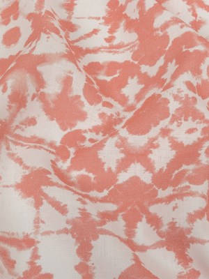 Blush Shibori Tie Dye Printed Lightweight Linen Woven Blush Shibori Tie Dye Printed Lightweight Linen Woven