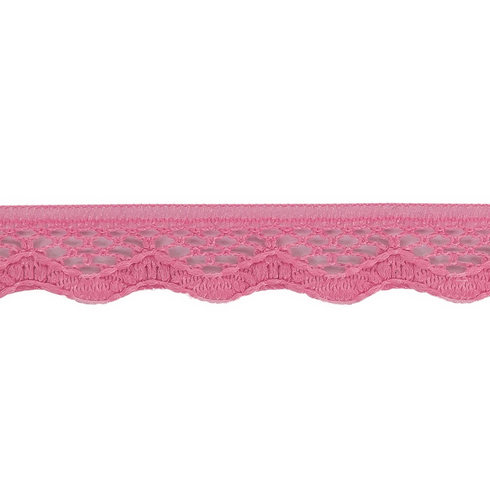 Rosebloom Scalloped Edge Lace Geometric Trimming - 0.5"