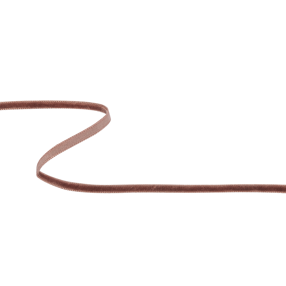 Tinted Spice Single Face Velvet Ribbon – 0.125″ Tinted Spice Single Face Velvet Ribbon – 0.125″