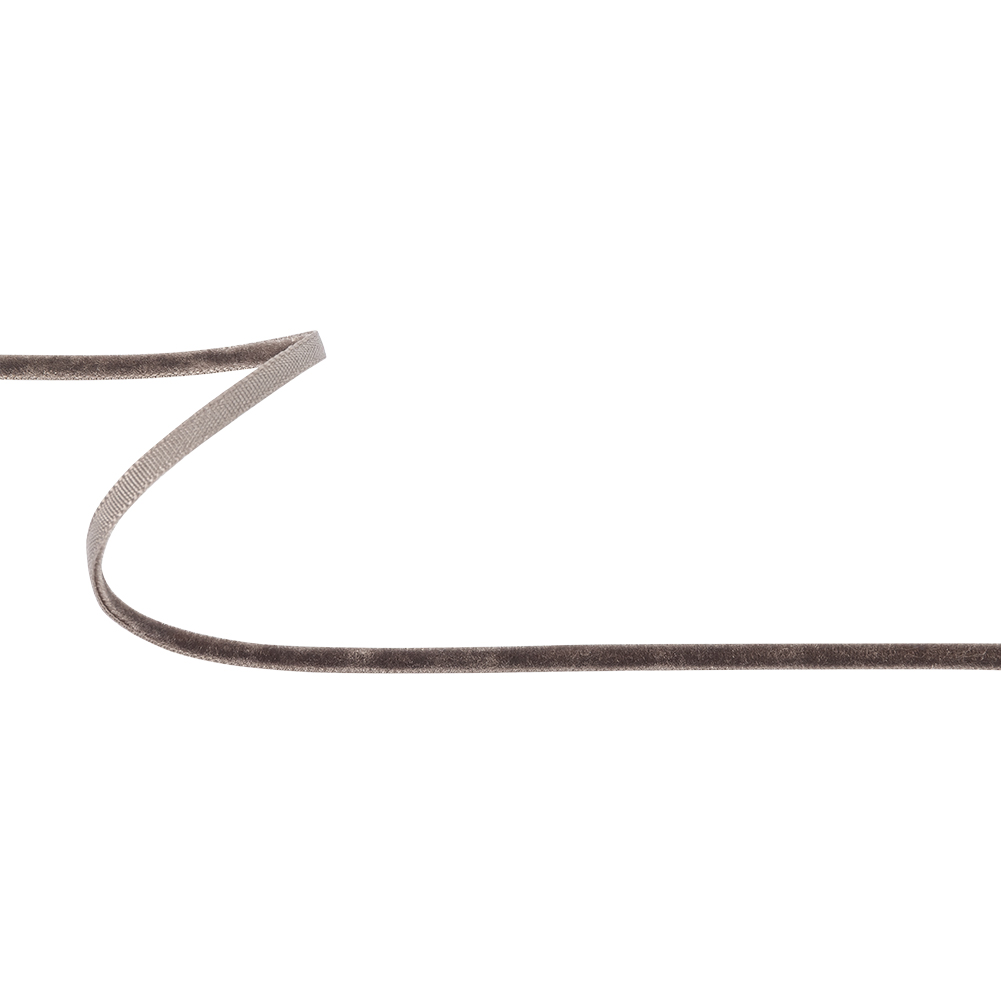 Iron Gray Single Face Velvet Ribbon – 0.125″ Iron Gray Single Face Velvet Ribbon – 0.125″