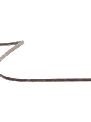 Iron Gray Single Face Velvet Ribbon – 0.125″ Iron Gray Single Face Velvet Ribbon – 0.125″