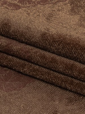 Floral Embossed Velour – Taupe and Metallic Rose Gold Floral Embossed Velour – Taupe and Metallic Rose Gold