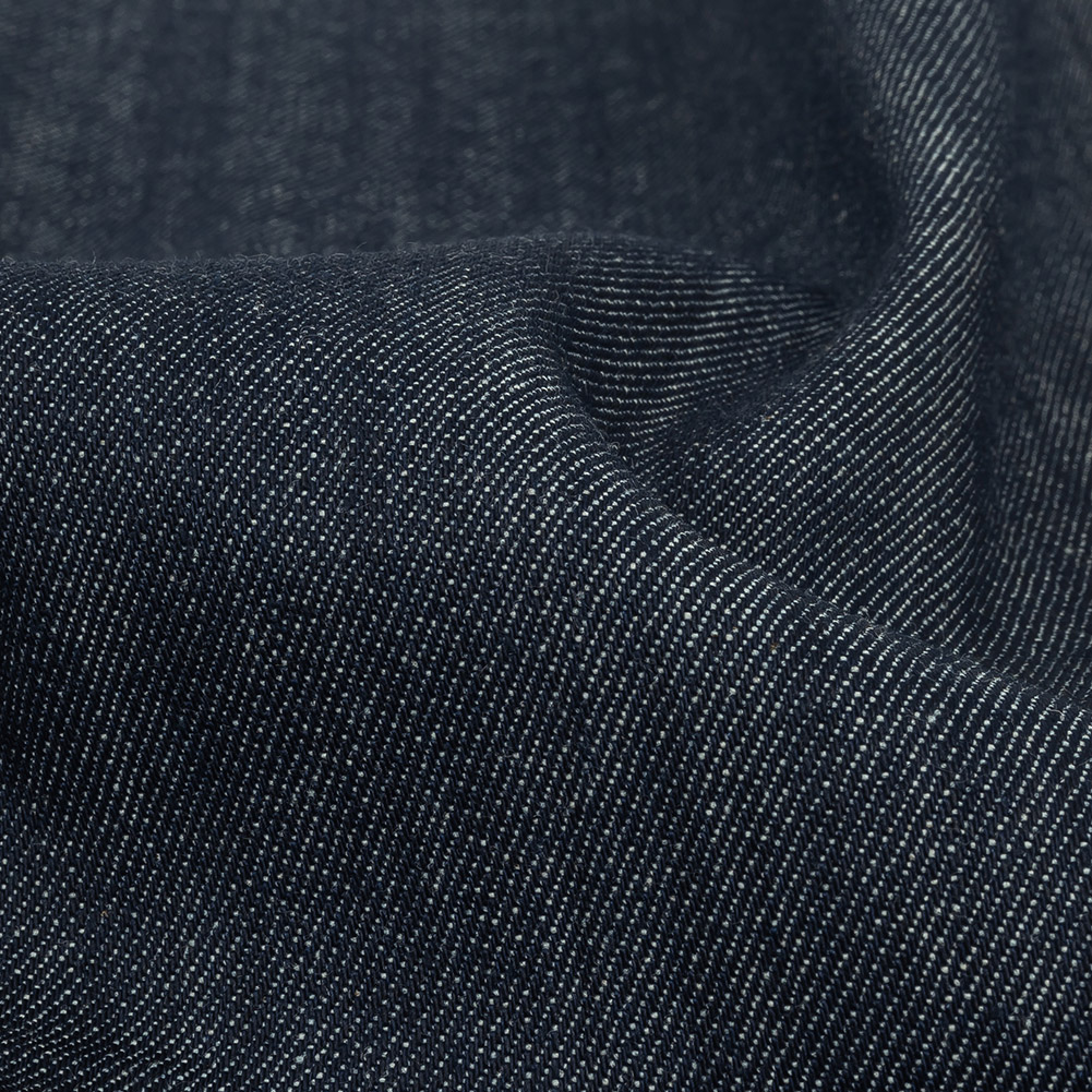 Medium Weight Insignia Blue Cotton Denim Twill with Give Medium Weight Insignia Blue Cotton Denim Twill with Give