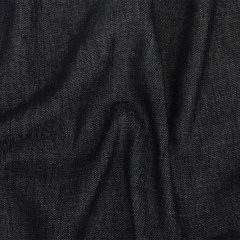 Medium Weight Midnight Navy Cotton Denim Twill Medium Weight Midnight Navy Cotton Denim Twill