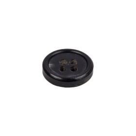 Black Horn Blazer Button – 24L/15mm Black Horn Blazer Button – 24L/15mm