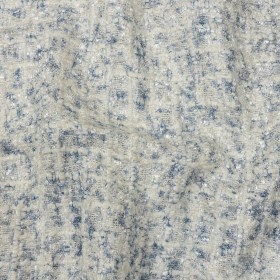 Newcastle Blue and Frost Mint Viscose and Acrylic Chenille Tweed Newcastle Blue and Frost Mint Viscose and Acrylic Chenille Tweed