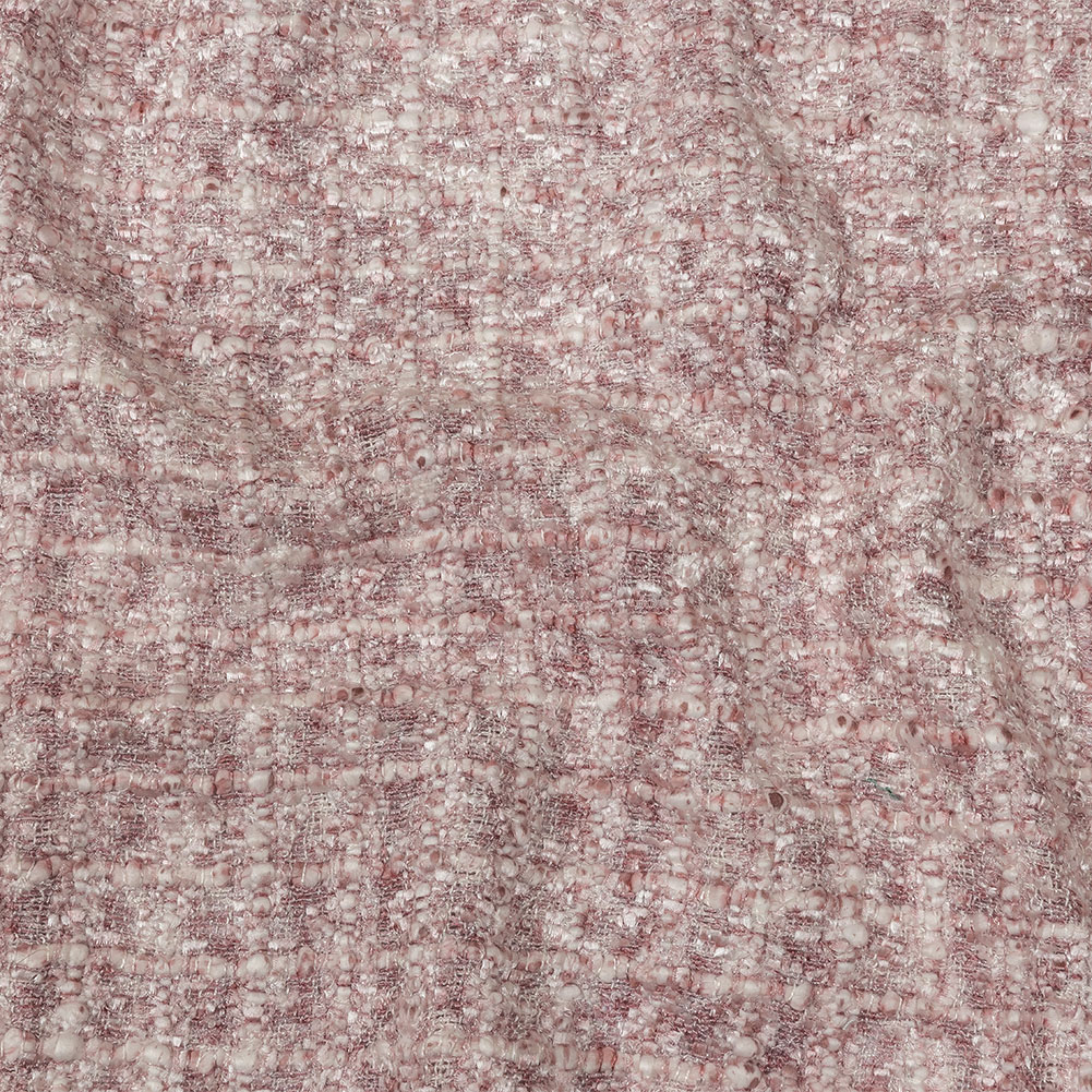 Newcastle Mauve and White Viscose and Acrylic Chenille Tweed Newcastle Mauve and White Viscose and Acrylic Chenille Tweed