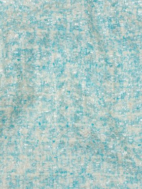 Newcastle Dawn Blue and White Viscose and Acrylic Chenille Tweed Newcastle Dawn Blue and White Viscose and Acrylic Chenille Tweed