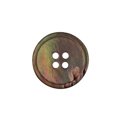 Italian Raku Green and Firey Orange Iridescent 4-Hole Narrow Rim Shell Button – 32L/20mm Italian Raku Green and Firey Orange Iridescent 4-Hole Narrow Rim Shell Button – 32L/20mm
