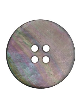 Gray, Purple and Sunburst Iridescent 4-Hole Smooth Top Shell Button – 40L/25.5mm Gray, Purple and Sunburst Iridescent 4-Hole Smooth Top Shell Button – 40L/25.5mm