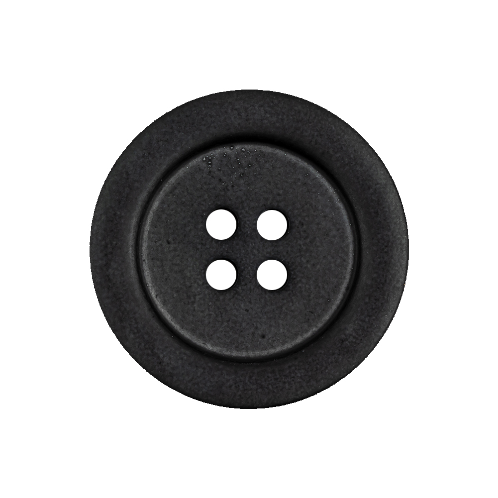 Peat Semi-Matte Iridescent 4-Hole Tire Rim Shell Button – 40L/25.5mm Peat Semi-Matte Iridescent 4-Hole Tire Rim Shell Button – 40L/25.5mm