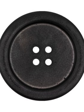 Peat Semi-Matte Iridescent 4-Hole Tire Rim Shell Button – 54L/34mm Peat Semi-Matte Iridescent 4-Hole Tire Rim Shell Button – 54L/34mm