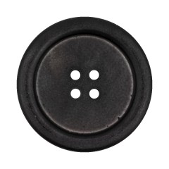 Peat Semi-Matte Iridescent 4-Hole Tire Rim Shell Button – 54L/34mm Peat Semi-Matte Iridescent 4-Hole Tire Rim Shell Button – 54L/34mm