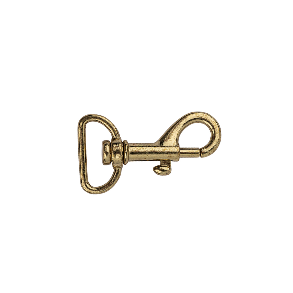 Dull Gold Lobster Clasp with D-Ring Swivel Bottom – 1.625″ x 0.9375″ Dull Gold Lobster Clasp with D-Ring Swivel Bottom – 1.625″ x 0.9375″