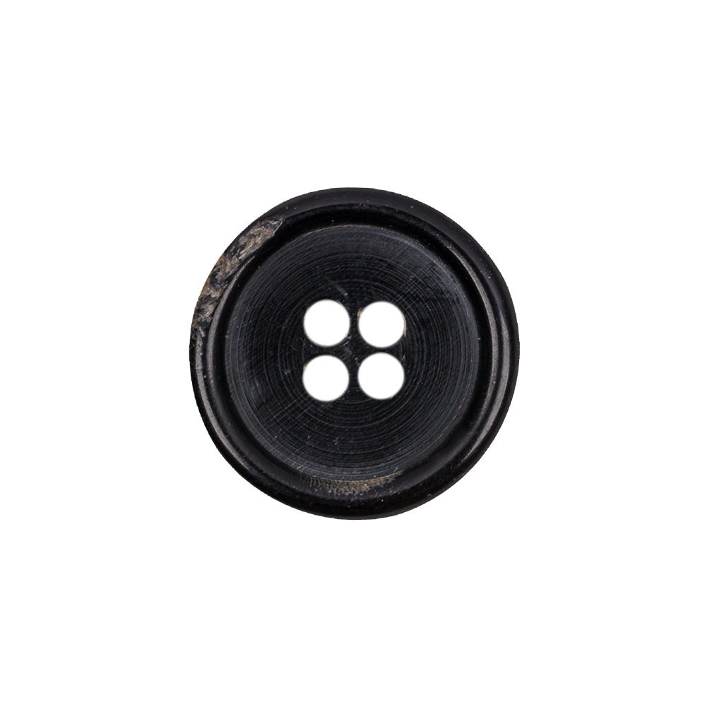 Black Horn Button – 32L/20mm Black Horn Button – 32L/20mm
