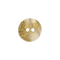 Italian Sundust Glitter 2-Hole Translucent Button – 24L/15mm Italian Sundust Glitter 2-Hole Translucent Button – 24L/15mm