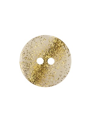 Italian Sundust Glitter 2-Hole Translucent Button – 28L/18mm Italian Sundust Glitter 2-Hole Translucent Button – 28L/18mm