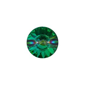 Vintage Swarovski Sphinx and Silver Unfoiled Self Back Button – 22L/14mm Vintage Swarovski Sphinx and Silver Unfoiled Self Back Button – 22L/14mm