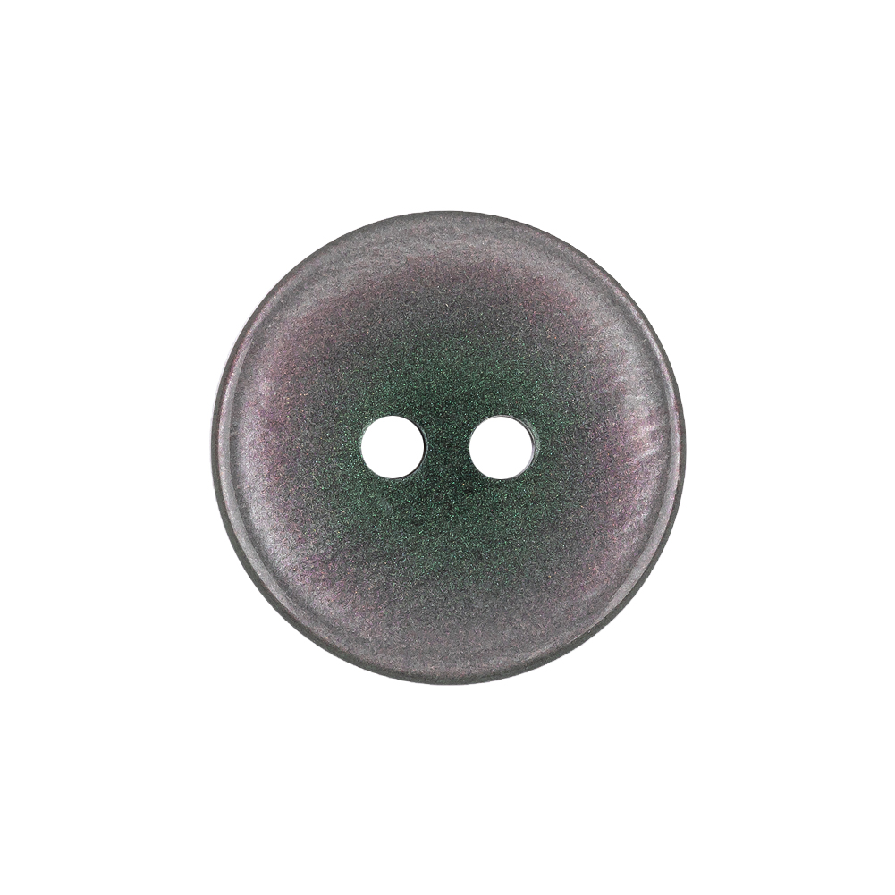 Gunmetal, Purple and Cilantro Iridescent 2-Hole Shallow Plate Button – 36L/23mm Gunmetal, Purple and Cilantro Iridescent 2-Hole Shallow Plate Button – 36L/23mm