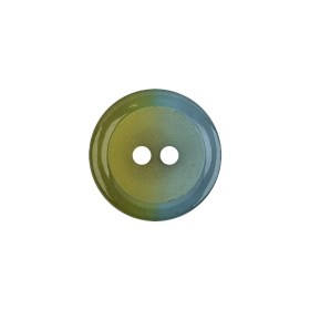 Italian Aqua Paradise and Lime 2-Hole Plastic Button – 28L/18mm Italian Aqua Paradise and Lime 2-Hole Plastic Button – 28L/18mm