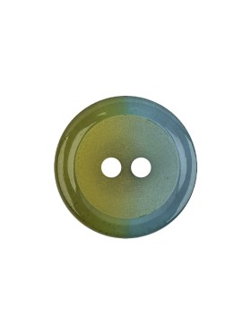 Italian Aqua Paradise and Lime 2-Hole Plastic Button – 28L/18mm Italian Aqua Paradise and Lime 2-Hole Plastic Button – 28L/18mm