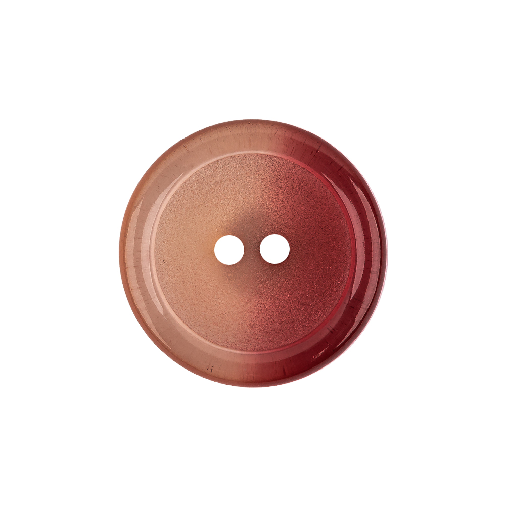 Italian Rosedust and Sunset 2-Hole Plastic Button – 36L/23mm Italian Rosedust and Sunset 2-Hole Plastic Button – 36L/23mm