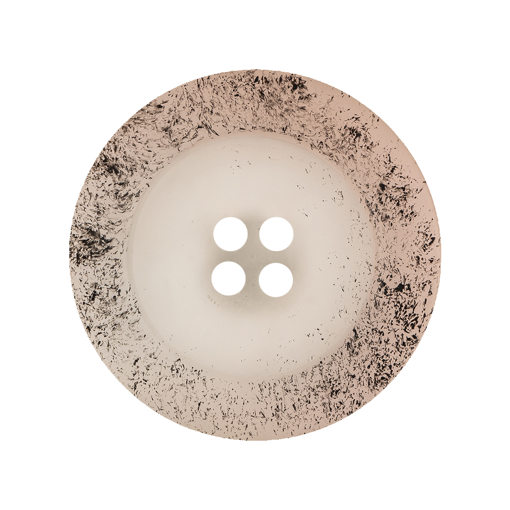 DL Sunlight and Black Speckled Translucent 4-Hole Button – 44L/28mm DL Sunlight and Black Speckled Translucent 4-Hole Button – 44L/28mm