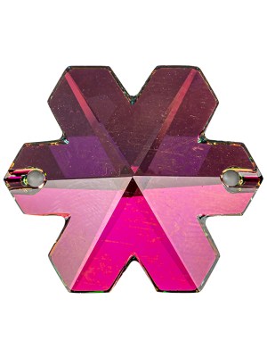 Vintage Swarovski Vitrail Medium Snowflake Sew-On Rhinestone – 30mm Vintage Swarovski Vitrail Medium Snowflake Sew-On Rhinestone – 30mm