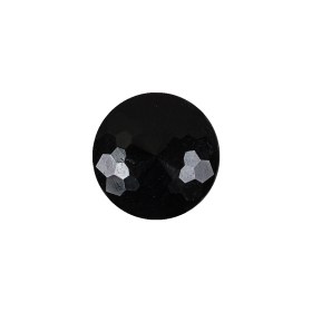 Vintage Jet Faceted Shank Back Glass Button – 25L/16mm Vintage Jet Faceted Shank Back Glass Button – 25L/16mm
