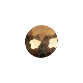 Vintage Gold Faceted Glass Shank Back Button – 24L/15mm Vintage Gold Faceted Glass Shank Back Button – 24L/15mm