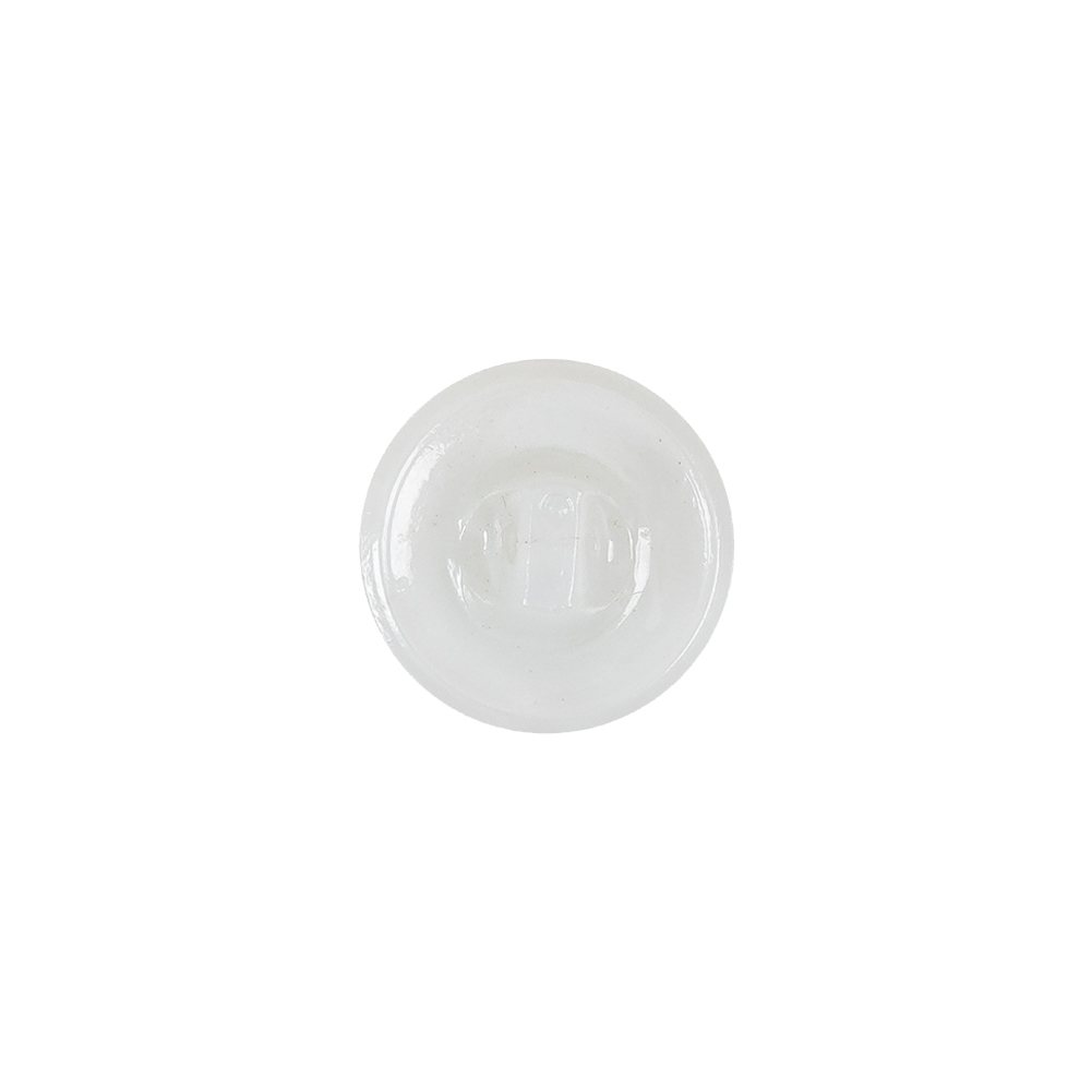 Vintage Chalk White AB Faceted Shank Back Button - 20L/12.5mm