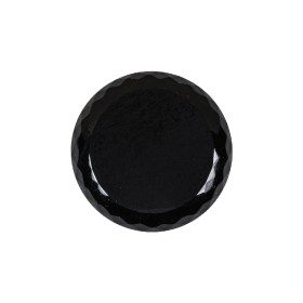 Vintage Matte Jet Smooth Top Faceted Shank Back Glass Button – 35L/22mm Vintage Matte Jet Smooth Top Faceted Shank Back Glass Button – 35L/22mm