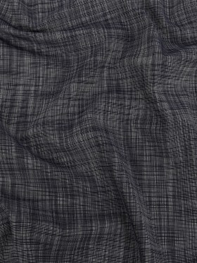 Bright Navy Striated Viscose Shirting Bright Navy Striated Viscose Shirting