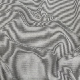 Parisian Night and Blanc de Blanc Chalk Striped Drapey Cotton Woven Parisian Night and Blanc de Blanc Chalk Striped Drapey Cotton Woven