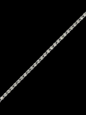 Vintage Crystal and Clear Rhinestone Trimming – 3mm Vintage Crystal and Clear Rhinestone Trimming – 3mm